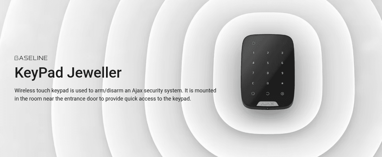 Bee Secure wireless keypad